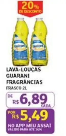 Lava-louças guarani fragrâncias