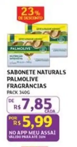 Assaí Atacadista Sabonete naturais palmolive fragrâncias oferta