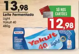 Zaffari Leite fermentado light yakult 40 oferta