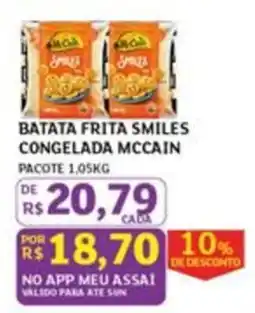 Assaí Atacadista batata frita smiles congelada mccain oferta