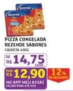 Assaí Atacadista pizza congelada rezende sabores oferta