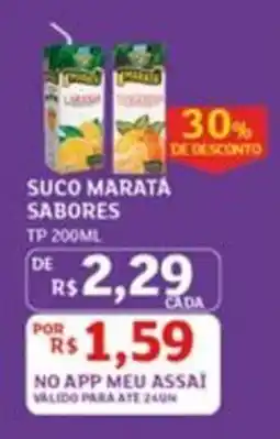Assaí Atacadista Suco maratá sabores oferta