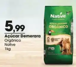 Zaffari Açúcar Demerara Orgânico Native oferta