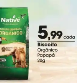 Zaffari Biscoito orgânico papapá oferta
