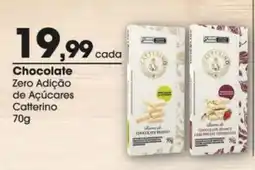 Zaffari Chocolate zero adição de açúcares catterino oferta