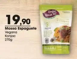 Zaffari Massa espaguete vegana konjac oferta