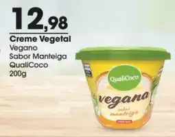Zaffari Creme Vegetal Vegano Sabor Manteiga QualiCoco oferta