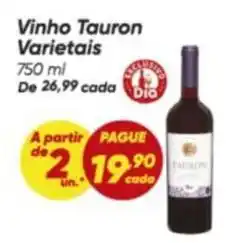 Dia De - vinho varietais oferta