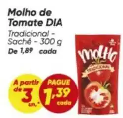 Dia Dia - molho de tomate oferta
