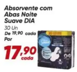 Dia Dia - absorvente com abas noite suave oferta