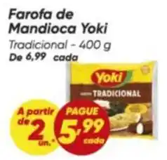 Dia Yoki - farofa de mandioca oferta