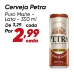 Dia Petra - cerveja oferta