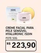 Assaí Atacadista Isdin - creme facial para pele sensível hyaluronic oferta