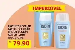 Assaí Atacadista Isdin - protetor solar facial solução fps 60 fusion water oferta