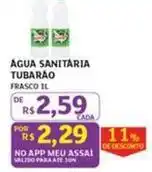 Assaí Atacadista Tubarão - agua sanitaria oferta