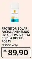 Assaí Atacadista Solar - protetor facial anthelios uv air fps 60 sem cor la roche-posay oferta