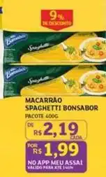 Assaí Atacadista De - macarrao spaghetti oferta