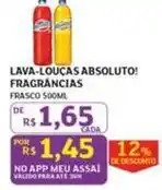 Assaí Atacadista Absoluto - lava-louças fragrâncias oferta