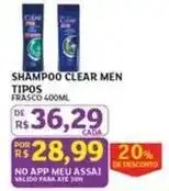 Assaí Atacadista Clear - shampoo men tipos oferta