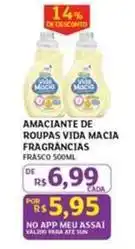 Assaí Atacadista Vida macia - amaciante de roupas vida oferta