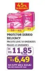 Assaí Atacadista Q delicia - protetor diario oferta