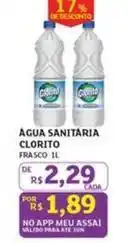 Assaí Atacadista Clorito - agua sanitaria oferta