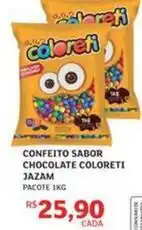 Assaí Atacadista Sabor - confeito sabor chocolate coloreti oferta