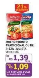 Assaí Atacadista 21 - molho pronto tradicional ou de pizza oferta