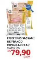 Assaí Atacadista Lar - filezinho sassami de frango congelado oferta