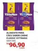 Assaí Atacadista Vittamax - alimento para cães sabor carne classic oferta