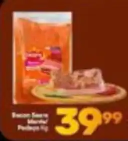 Barracão Supermercado Bacon Serra Manteiga Pedaços Kg oferta