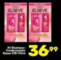 Barracão Supermercado Kit Shampoo-Condicionador Elseve 120/120ml oferta