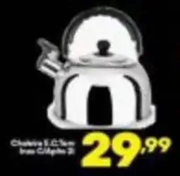 Barracão Supermercado Chaleira S.C.Tem Inox C/Alto 2l oferta