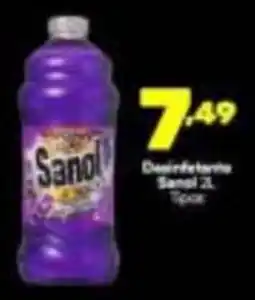 Barracão Supermercado Desinfetante sanol 2l oferta
