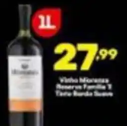 Barracão Supermercado Vinho Moranza Reserva Família Tinto Ronda Suave oferta