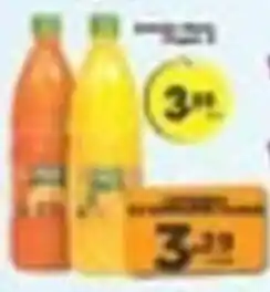 Amarelinha supermercados Suco de laranja e suco de maracujá oferta
