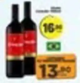 Amarelinha supermercados Vinho tinto oferta