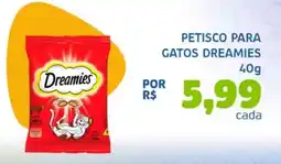 Bergamais Supermercados Petisco para gatos dreamies oferta