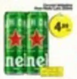 Amarelinha supermercados Heineken oferta