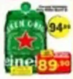 Amarelinha supermercados Heineken oferta