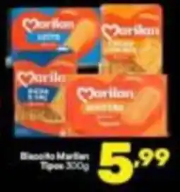 Barracão Supermercado Biscoito marilan tipos oferta
