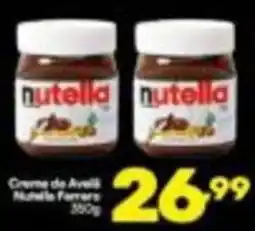 Barracão Supermercado Creme de Aveil Nutella Ferrero oferta
