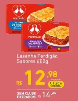 Extrabom Supermercados Lasanha perdigão sabores oferta
