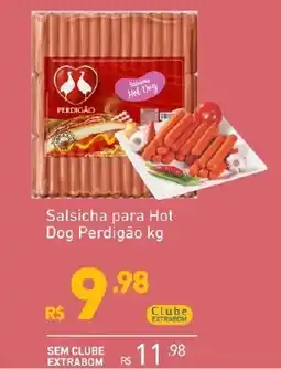 Extrabom Supermercados Salsicha para Hot Dog Perdigão kg oferta