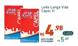 Extrabom Supermercados Leite longa vida capel 1l oferta