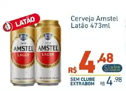 Extrabom Supermercados Cerveja Amstel Latão oferta