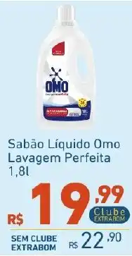 Extrabom Supermercados Sabão Líquido Omo Lavagem Perfeita oferta
