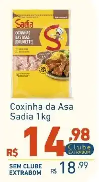 Extrabom Supermercados Coxinha da Asa Sadia oferta
