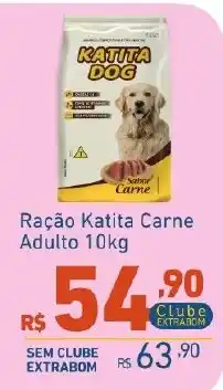 Extrabom Supermercados Ração Katita Carne Adulto oferta