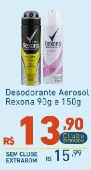 Extrabom Supermercados Desodorante Aerosol Rexona oferta